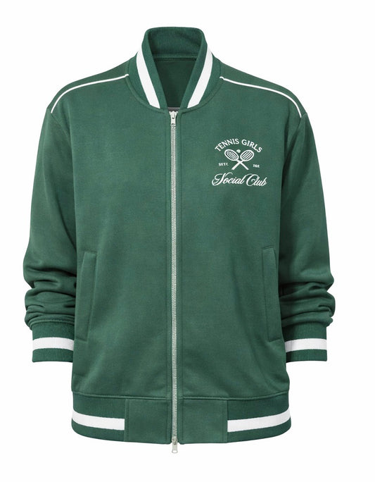 Tennis Girls Social Club Après Tennis Bomber — Heritage Green