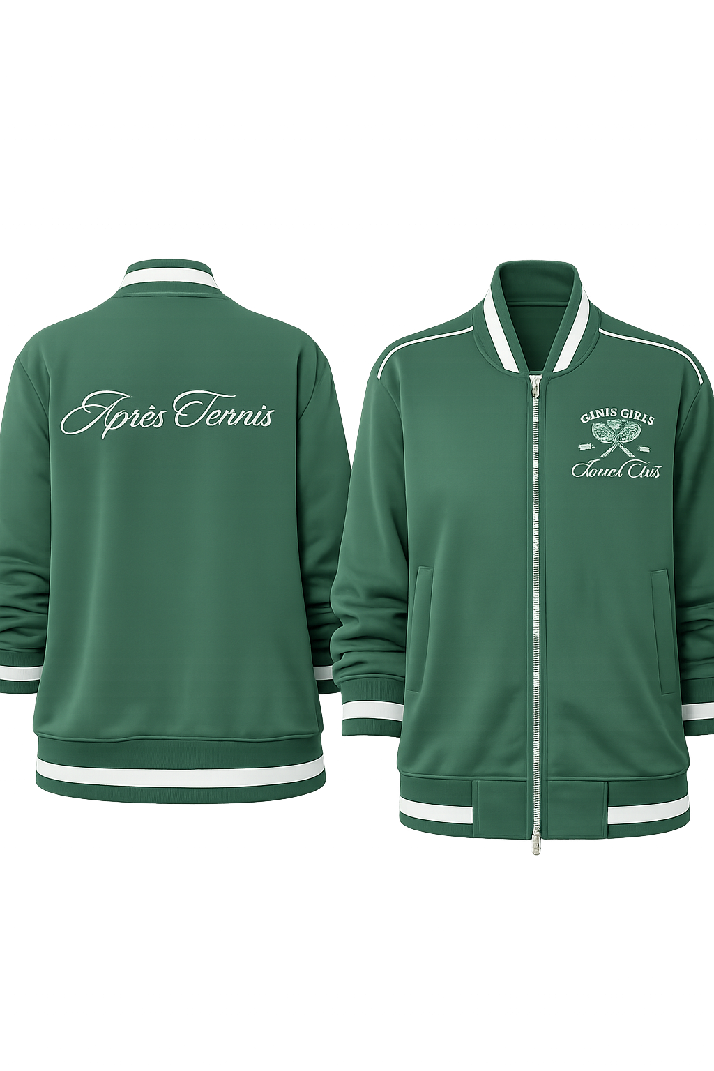 Tennis Girls Social Club Après Tennis Bomber — Heritage Green