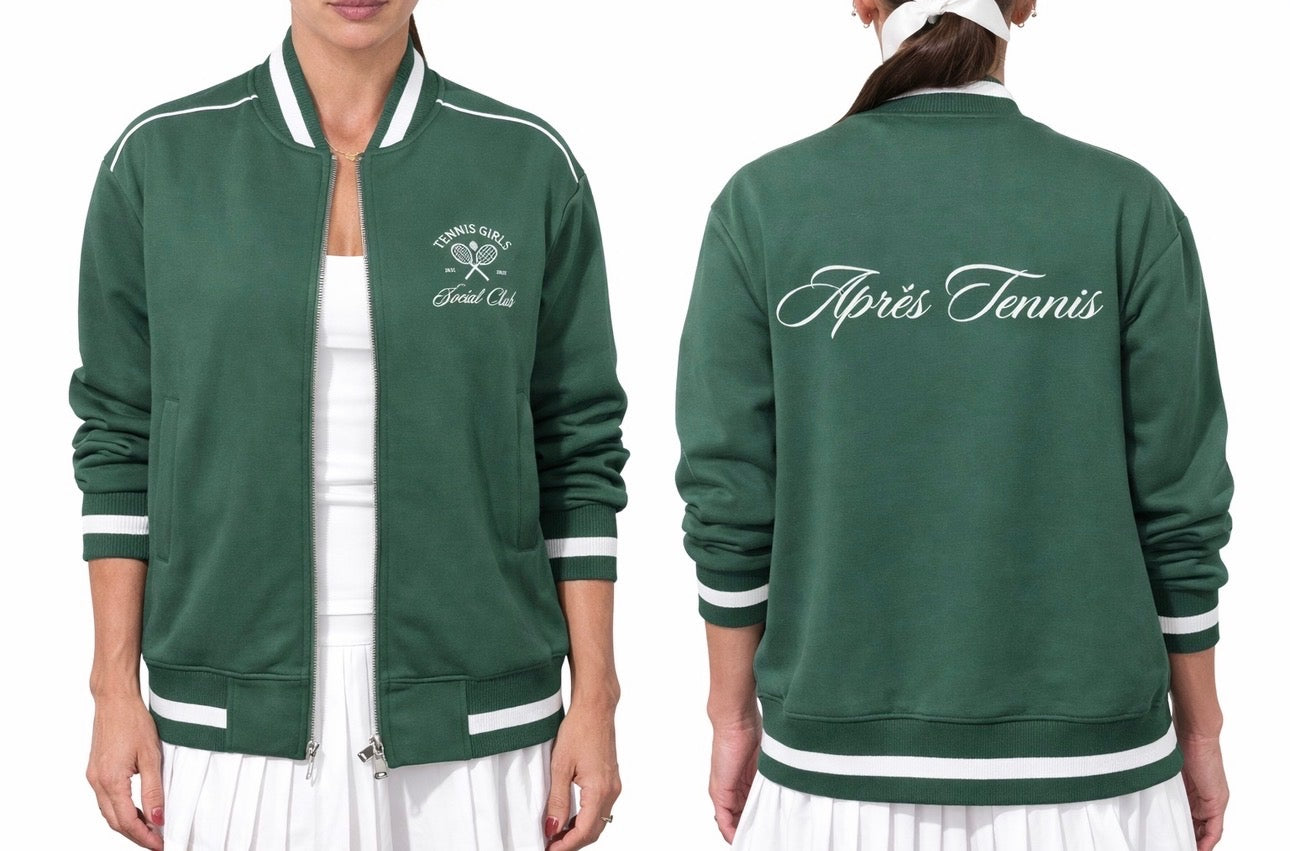 Tennis Girls Social Club Après Tennis Bomber — Heritage Green